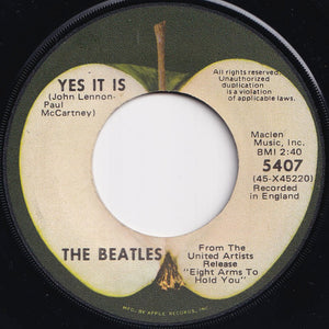 Beatles - Ticket To Ride / Yes It Is (7 inch Record / Used)