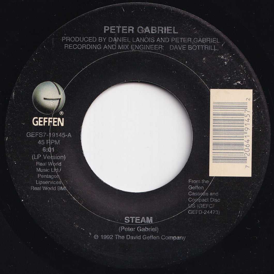 Peter Gabriel - Steam / Games Without Frontiers (7 inch Record / Used)