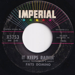 Fats Domino - It Keeps Rainin' / I Just Cry (7 inch Record / Used)