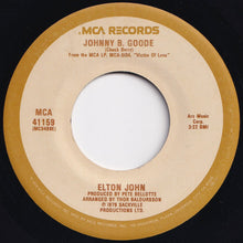 Load image into Gallery viewer, Elton John - Johnny B. Goode / Georgia (7 inch Record / Used)
