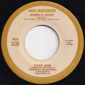 Elton John - Johnny B. Goode / Georgia (7 inch Record / Used)