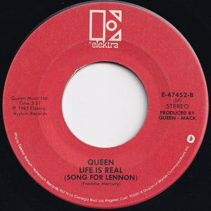 Queen - Body Language / Life Is Real (Song For Lennon) (7 inch Record / Used)