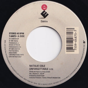 Natalie Cole - Unforgettable / Cottage For Sale (7 inch Record / Used)