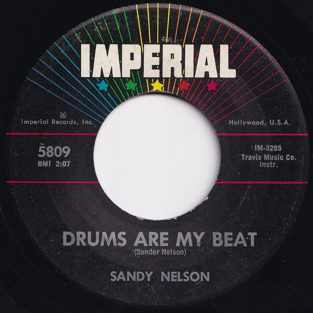 Sandy Nelson - Drums Are My Beat / The Birth Of The Beat (7 inch Record /  Used)