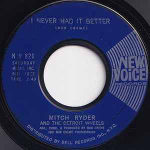 Mitch Ryder And The Detroit Wheels - Sock It To Me - Baby! / I Never Had It Better (7 inch Record / Used)