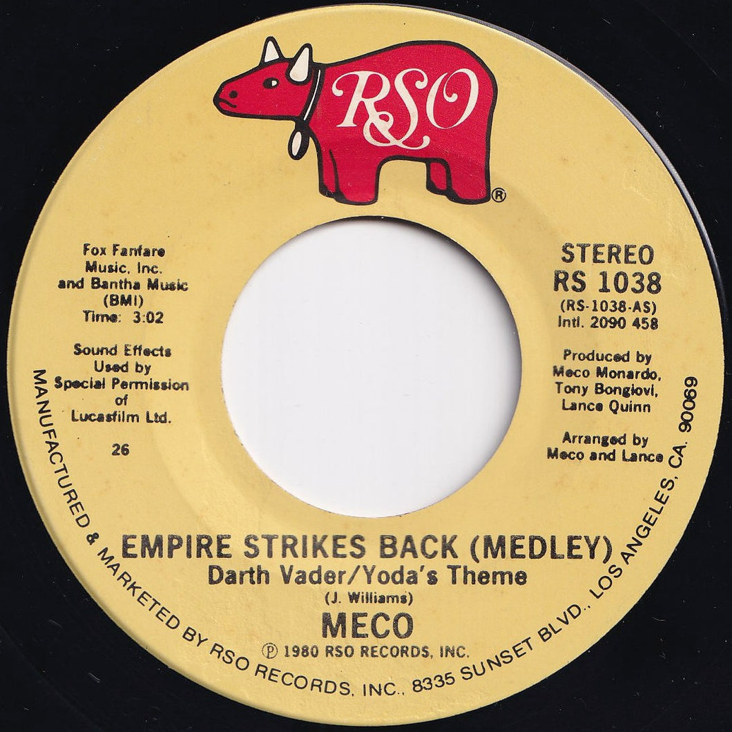 Meco - Empire Strikes Back (Medley) / The Force Theme (7 inch Record / Used)