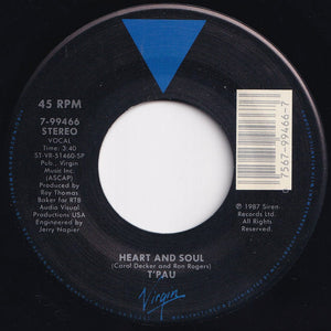 T'Pau - Heart And Soul / On The Wing (7 inch Record / Used)