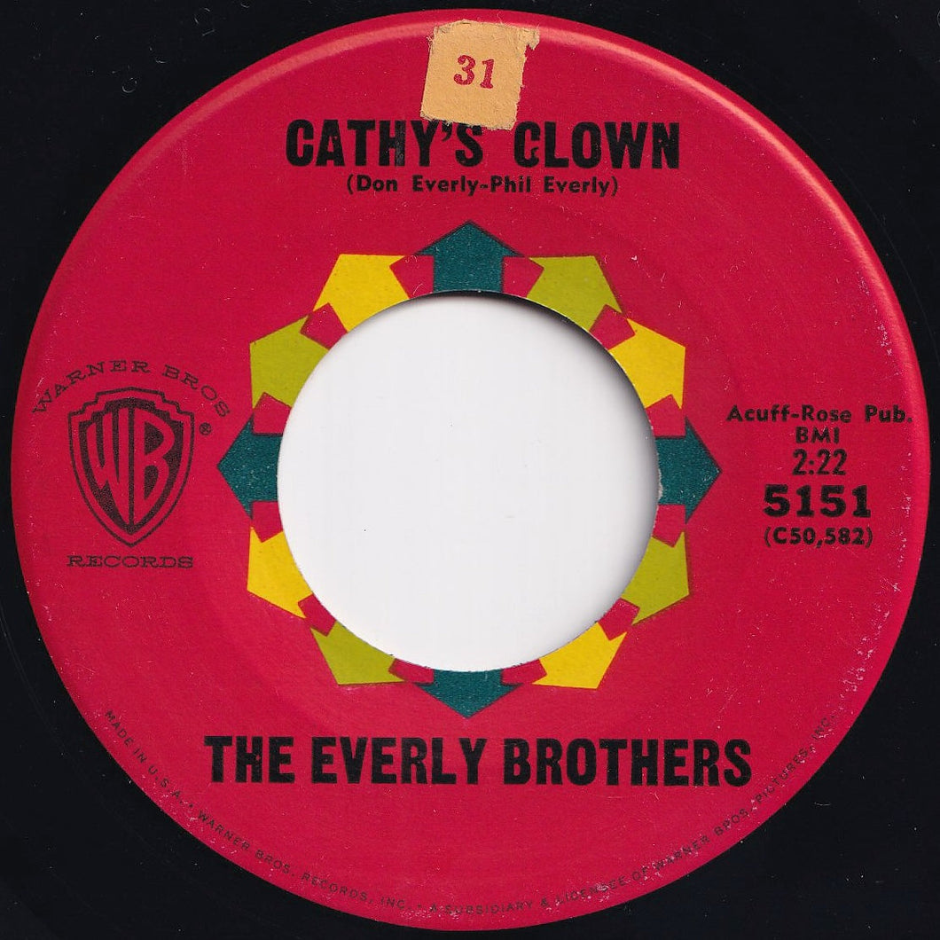 Everly Brothers - Cathy's Clown / Always It's You (7 inch Record / Used)