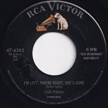 Load image into Gallery viewer, Elvis Presley - Baby Let&#39;s Play House / I&#39;m Left, You&#39;re Right, She&#39;s Gone (7 inch Record / Used)
