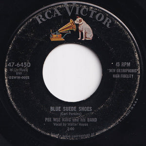 Pee Wee King And His Band - Blue Suede Shoes / Tennessee Dancin' Doll (7 inch Record / Used)