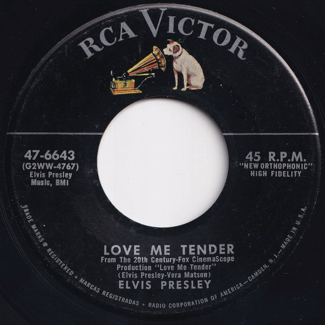 Elvis Presley - Love Me Tender / Anyway You Want Me (7 inch Record / Used)