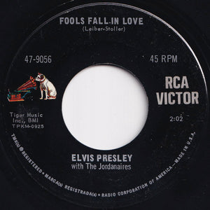 Elvis Presley - Indescribably Blue / Fools Fall In Love (7 inch Record / Used)