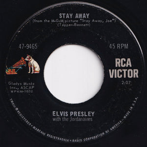 Elvis Presley, Jordanaires - U.S. Male / Stay Away (7 inch Record / Used)