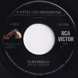 Elvis Presley - Almost In Love / A Little Less Conversation (7 inch Record / Used)