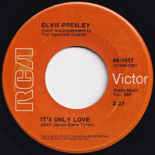 画像をギャラリービューアに読み込む, Elvis Presley - It&#39;s Only Love / The Sound Of Your Cry (7 inch Record / Used)
