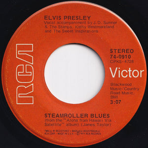 Elvis Presley - Fool / Steamroller Blues (7 inch Record / Used)