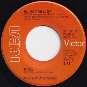 Elvis Presley - Fool / Steamroller Blues (7 inch Record / Used)