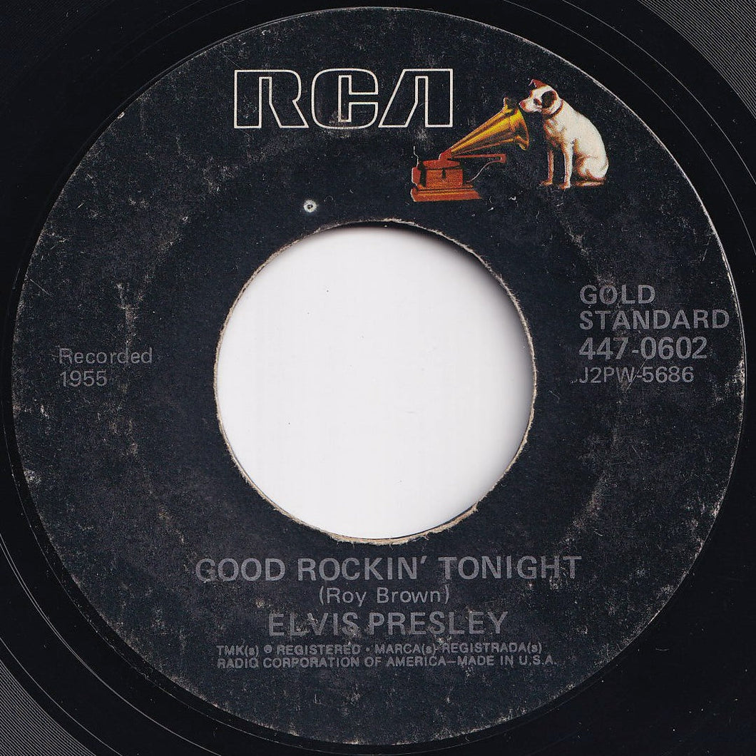 Elvis Presley - Good Rockin' Tonight / I Don't Care If The Sun Don't Shine (7 inch Record / Used)