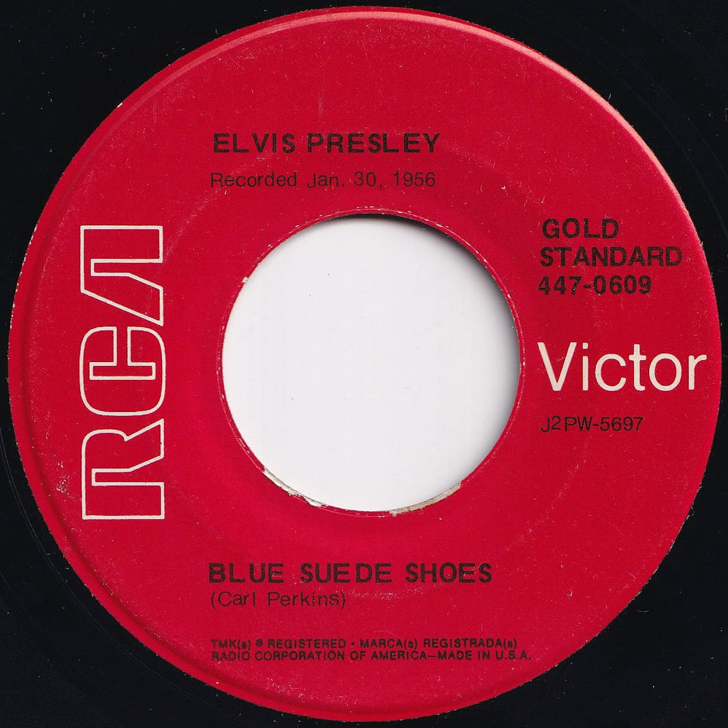 Elvis Presley - Blue Suede Shoes / Tutti Frutti (7 inch Record / Used)