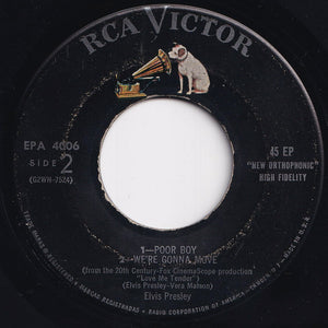 Elvis Presley - Love Me Tender; Let Me / Poor Boy; We're Gonna Move (7 inch Record / Used)