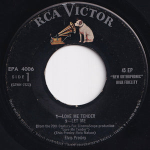 Elvis Presley - Love Me Tender; Let Me / Poor Boy; We're Gonna Move (7 inch Record / Used)