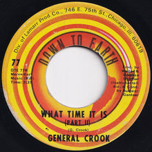 画像をギャラリービューアに読み込む, General Crook - What Time It Is (Part 1) / (Part 2) (7 inch Record / Used)
