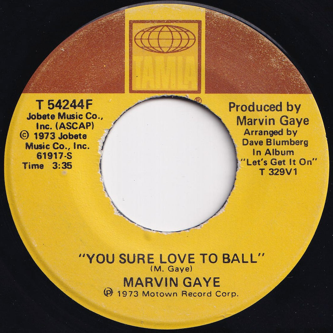 Marvin Gaye - You Sure Love To Ball / Just To Keep You Satisfied (7 inch Record / Used)