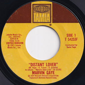 Marvin Gaye - Distant Lover / Trouble Man (7 inch Record / Used)