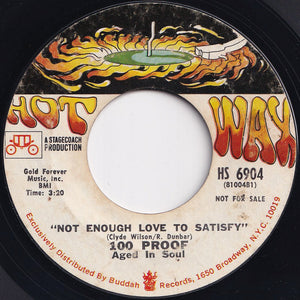 Aged In Soul - Too Many Cooks (Spoil The Soup) / Not Enough Love To Satisfy (7 inch Record / Used)