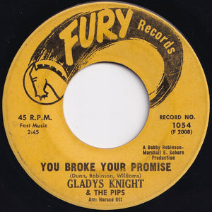 Gladys Knight & The Pips - Letter Full Of Tears / You Broke Your Promise (7 inch Record / Used)