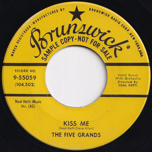 Five Grands - Two For The Blues / Kiss Me (7 inch Record / Used)