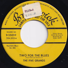 画像をギャラリービューアに読み込む, Five Grands - Two For The Blues / Kiss Me (7 inch Record / Used)
