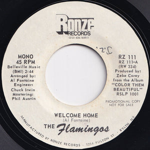 Flamingos - Welcome Home (Stereo) / (Mono) (7 inch Record / Used)