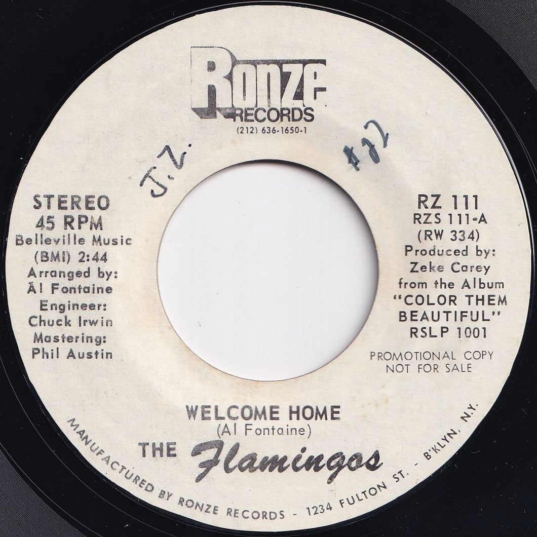 Flamingos - Welcome Home (Stereo) / (Mono) (7 inch Record / Used)