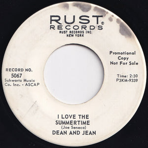 Dean And Jean - Tra La La La Suzy / I Love The Summertime (7 inch Record / Used)