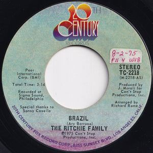 Ritchie Family - Brazil / Hot Trip (7 inch Record / Used)