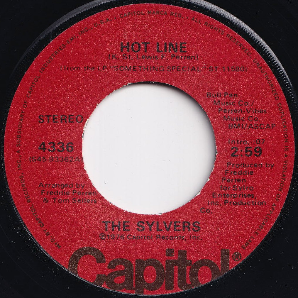 Sylvers - Hot Line / That's What Love Is Made Of (7 inch Record / Used)