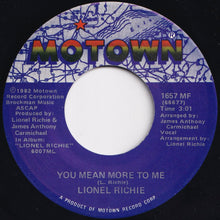 Load image into Gallery viewer, Lionel Richie - You Are / You Mean More To Me (7 inch Record / Used)
