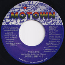 Load image into Gallery viewer, Lionel Richie - You Are / You Mean More To Me (7 inch Record / Used)
