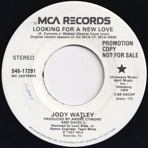 Jody Watley - Looking For A New Love / (Special Vocal Intro) (7 inch Record / Used)