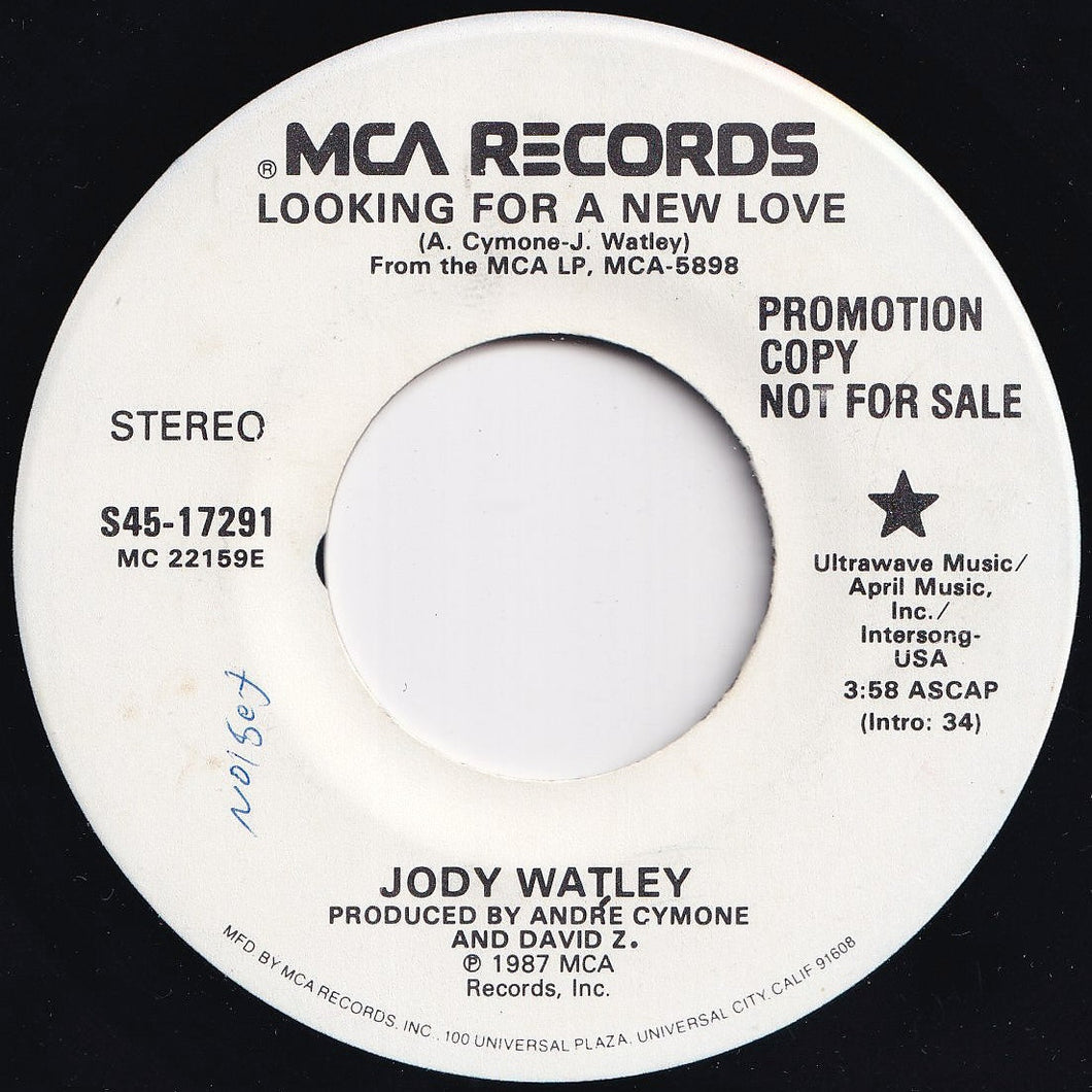 Jody Watley - Looking For A New Love / (Special Vocal Intro) (7 inch Record / Used)