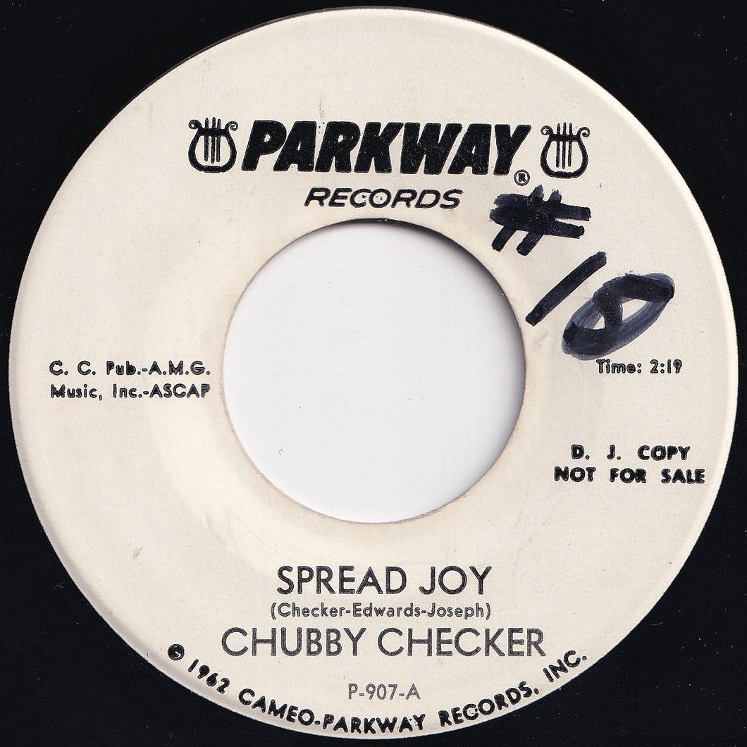 Chubby Checker - Spread Joy / Hey, Bobba Needle (7 inch Record / Used)