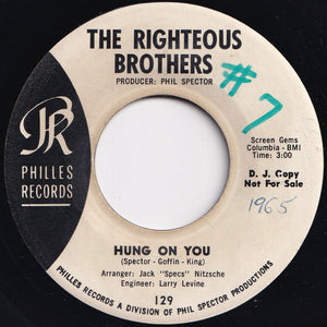 Righteous Brothers - Unchained Melody / Hung On You (7 inch Record / Used)