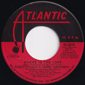 Roberta Flack, Donny Hathaway - Where Is The Love / Mood (7 inch Record / Used)