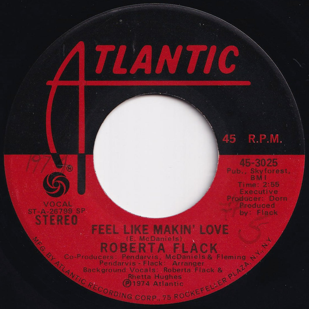 Roberta Flack - Feel Like Makin' Love / When You Smile (7 inch Record / Used)