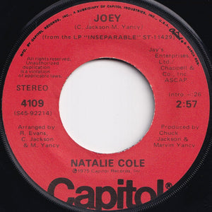 Natalie Cole - This Will Be / Joey (7 inch Record / Used)