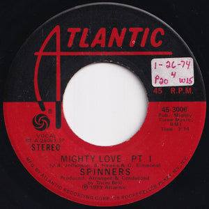 Spinners - Mighty Love (Part 1) / (Part 2) (7 inch Record / Used)