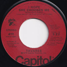 画像をギャラリービューアに読み込む, Tavares - It Only Takes A Minute / I Hope She Chooses Me (7 inch Record / Used)
