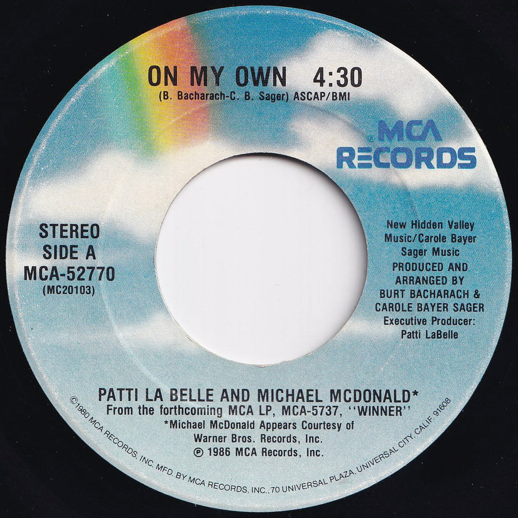 Patti La Belle, Michael McDonald - On My Own / Stir It Up (7 inch Record / Used)