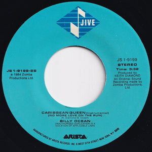 Billy Ocean - Caribbean Queen (No More Love On The Run) / (Instrumental) (7 inch Record / Used)